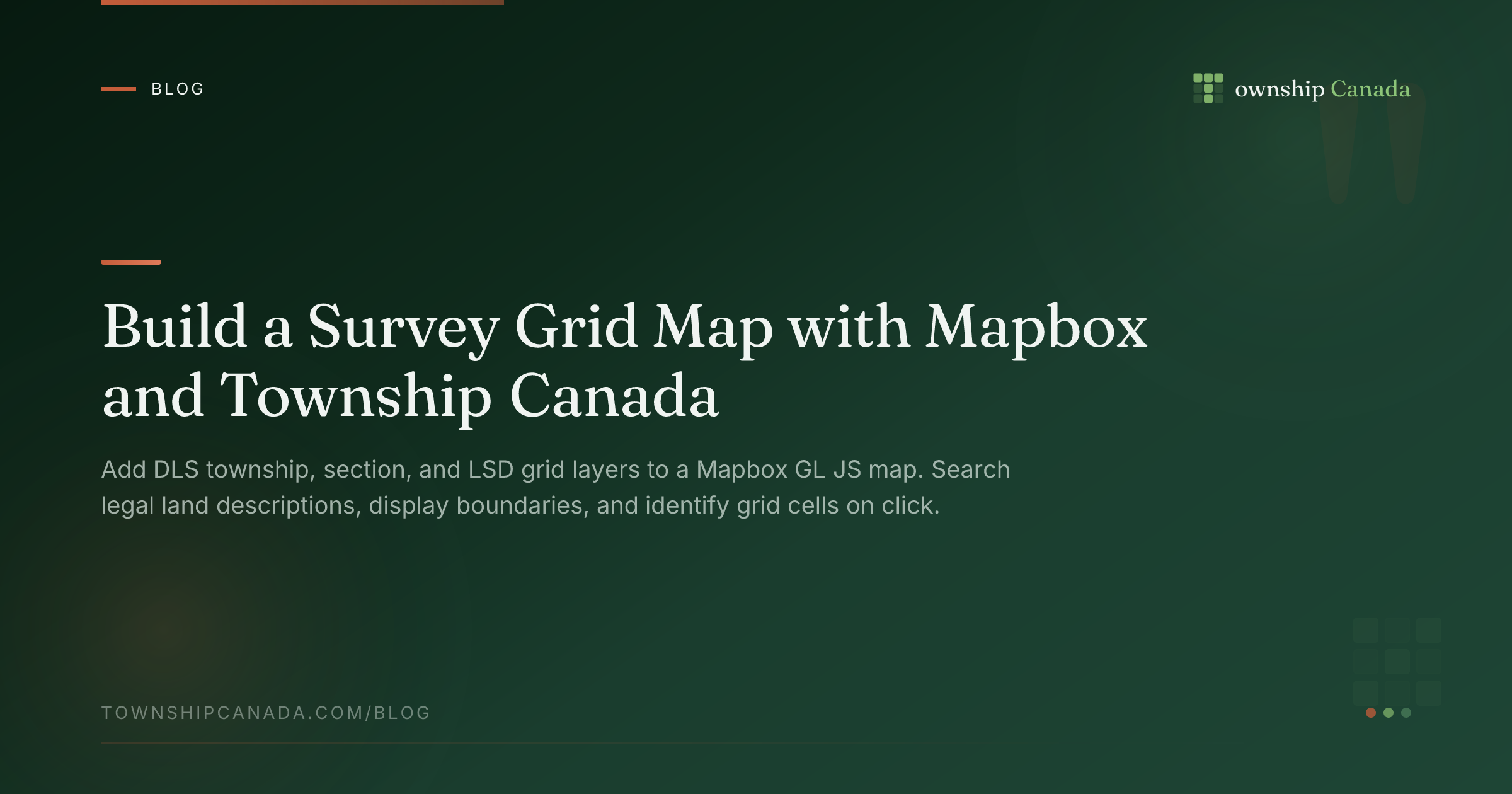 Build a Survey Grid Map with Mapbox and Township Canada | Township Canada