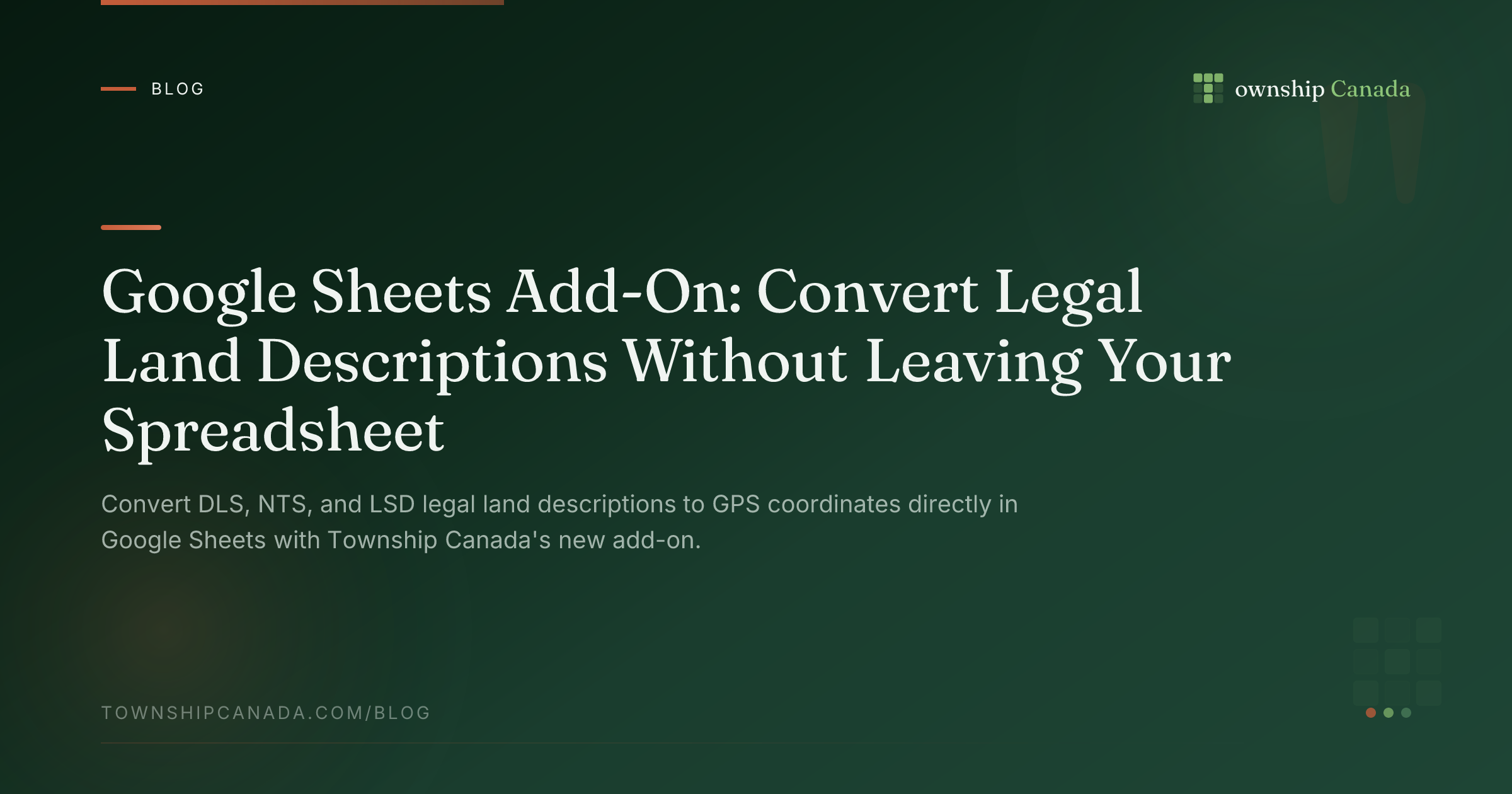 Google Sheets Add-On: Convert Legal Land Descriptions Without Leaving ...