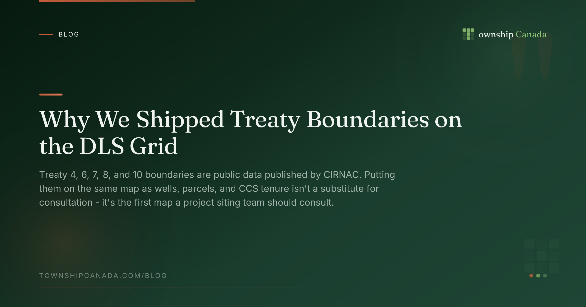 Dls Grid Info.pdf Why We Shipped Treaty Boundaries on the DLS Grid | Township Canada