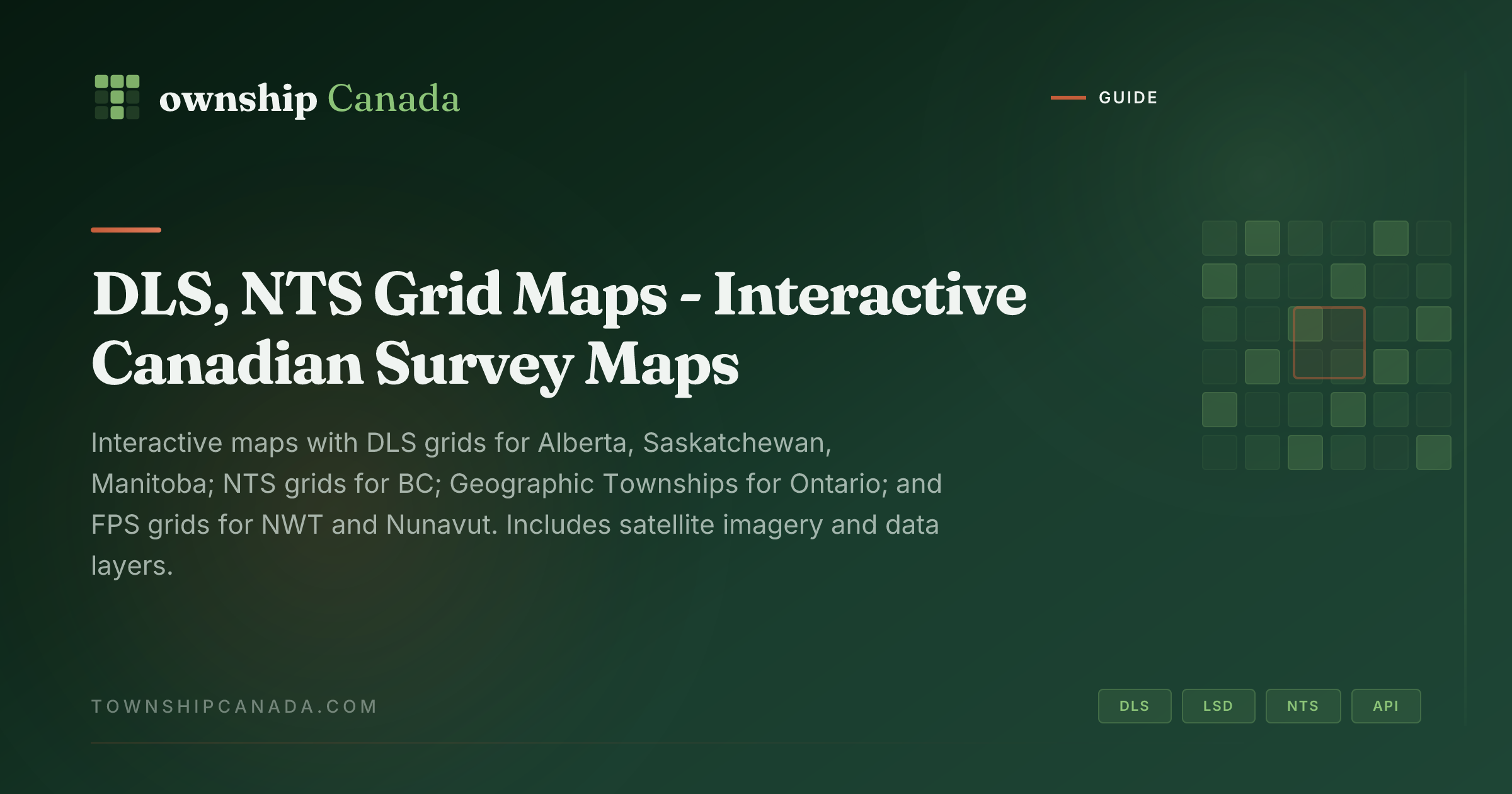 Ab Grid Map DLS, NTS Grid Maps - Interactive Canadian Survey Maps | Township Canada