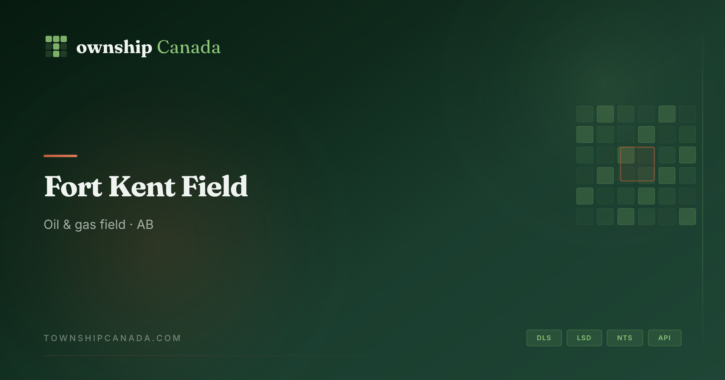Fort Kent Field — Oil & gas field · AB | Township Canada