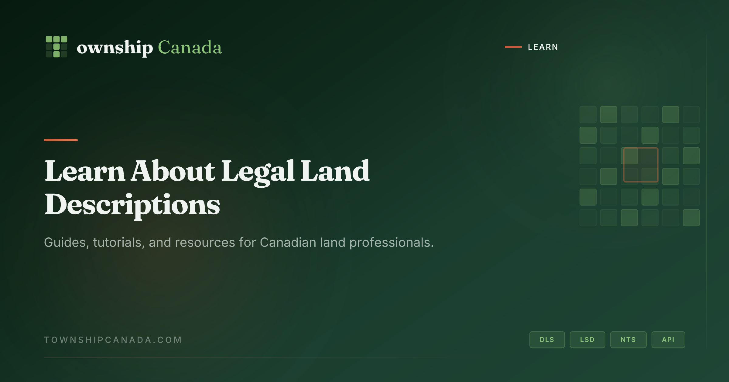 Learn About Legal Land Descriptions - Township Canada | Township Canada