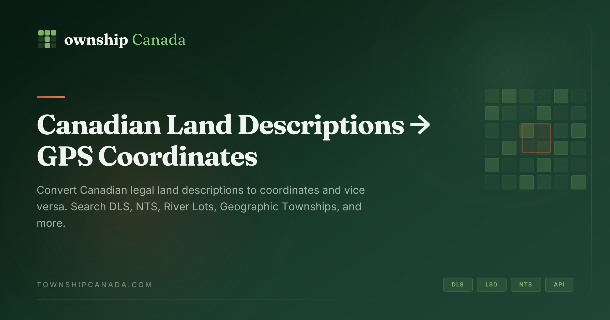 Legal Land Descriptions for Well Closure | Township Canada