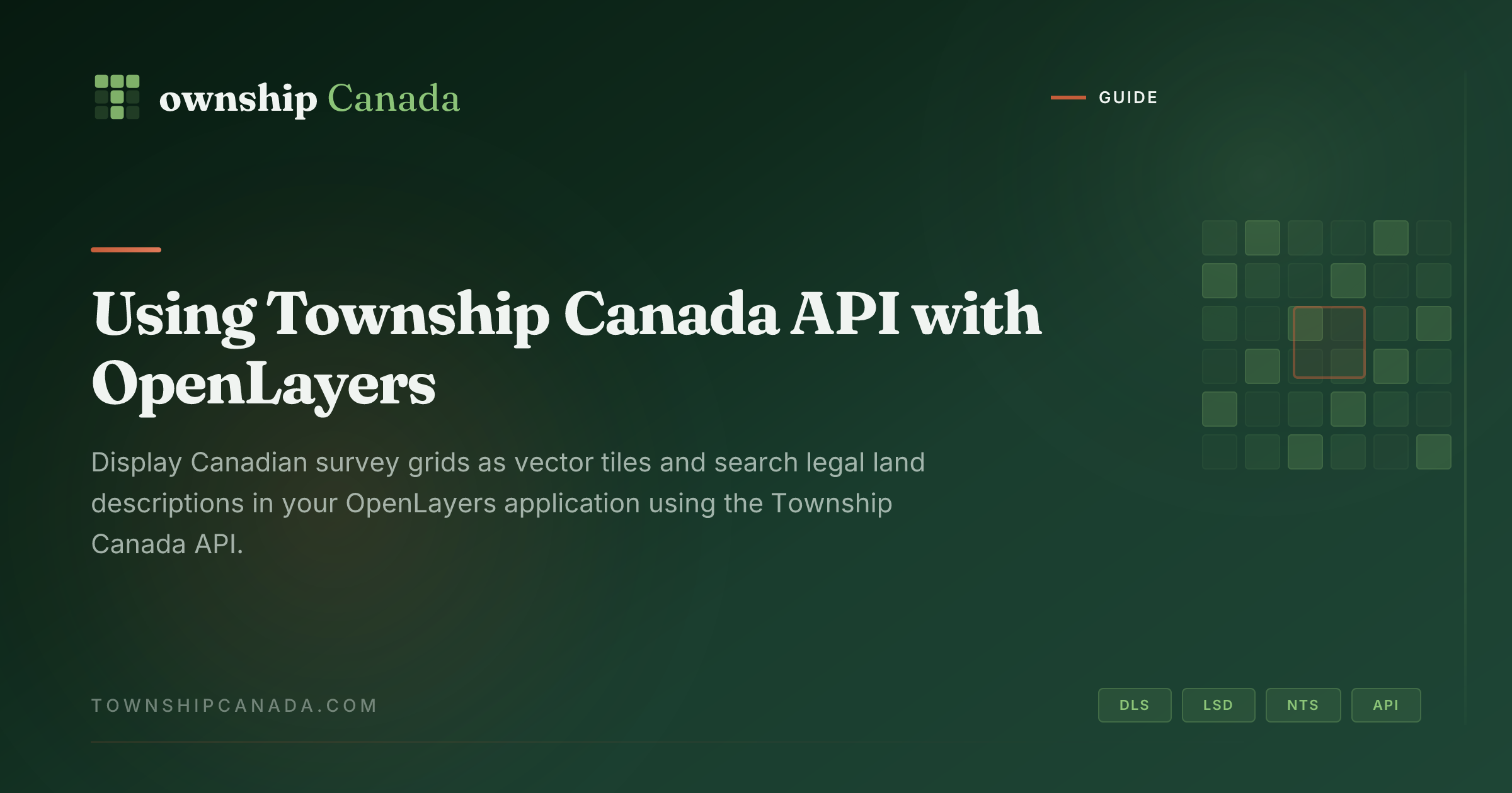 Using Township Canada API with OpenLayers | Township Canada