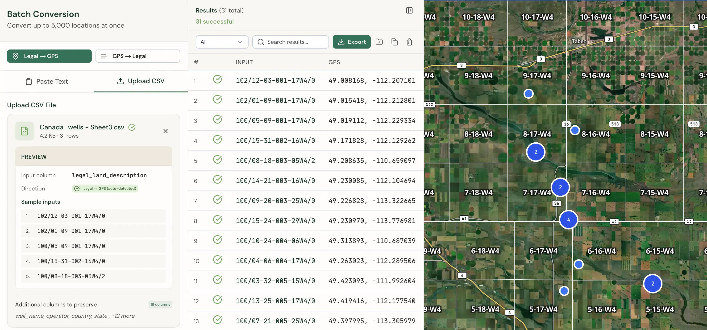 Every Alberta Well Licence Has a Legal Land Description — Here's How to Convert It